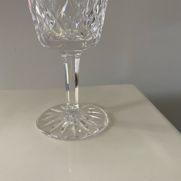 Vintage Waterford Crystal Hand Cut Stemware Water Goblet in the pattern Lismore - Picture 2 of 4